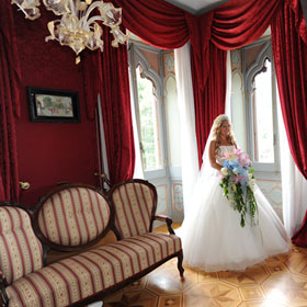 bouquet da sposa matrimonio Hotel Villa Crespi