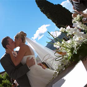 matrimonio con orchidee bianche